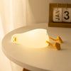 Professional title: ```Rechargeable LED Silicone Duck Night Light with Touch Control for Children's Bedroom```